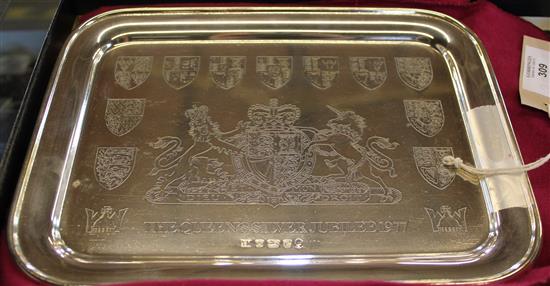 Silver tray